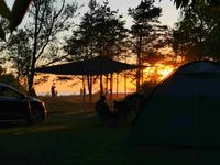 Camping by the sea